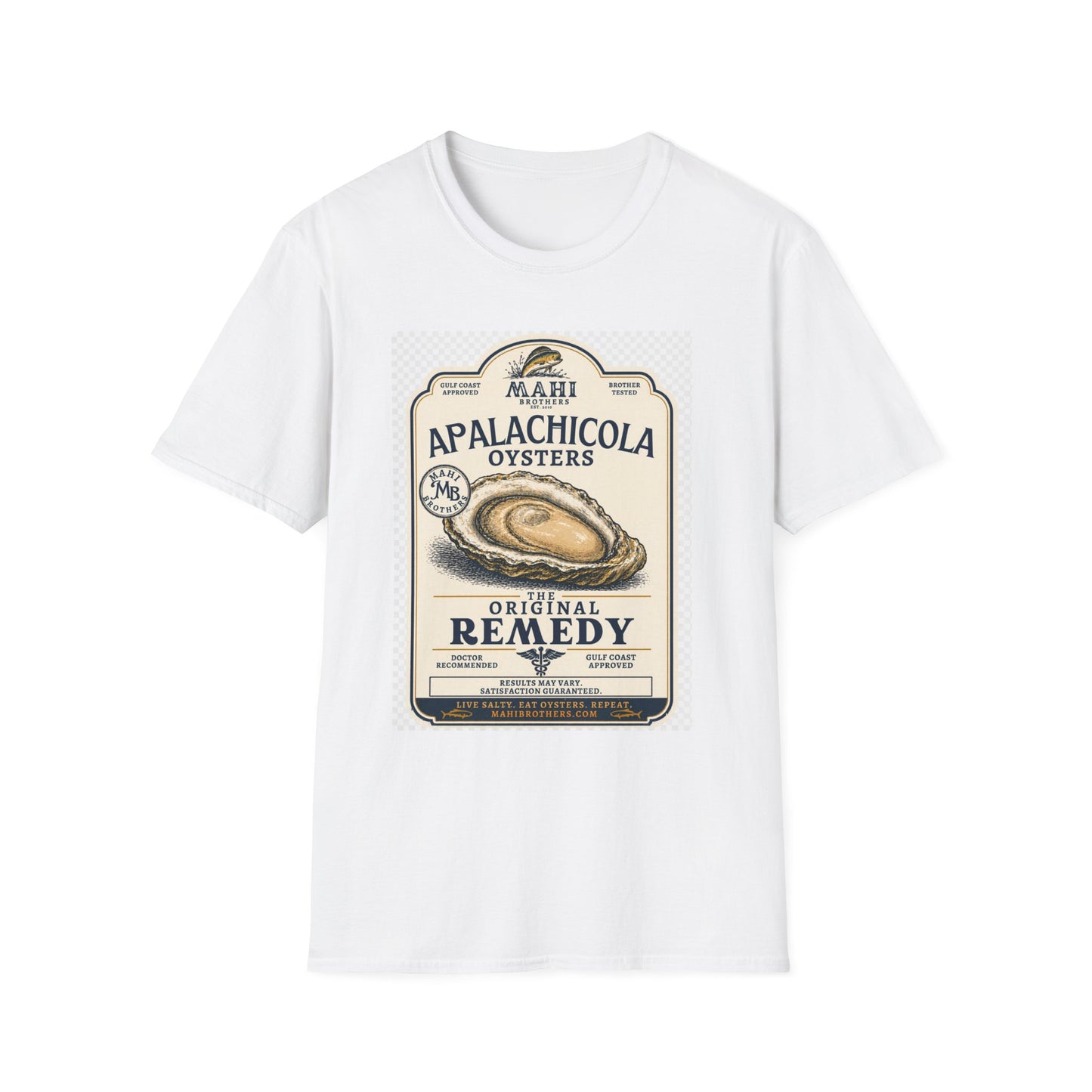 Apalachicola Oysters Vintage Label T-Shirt