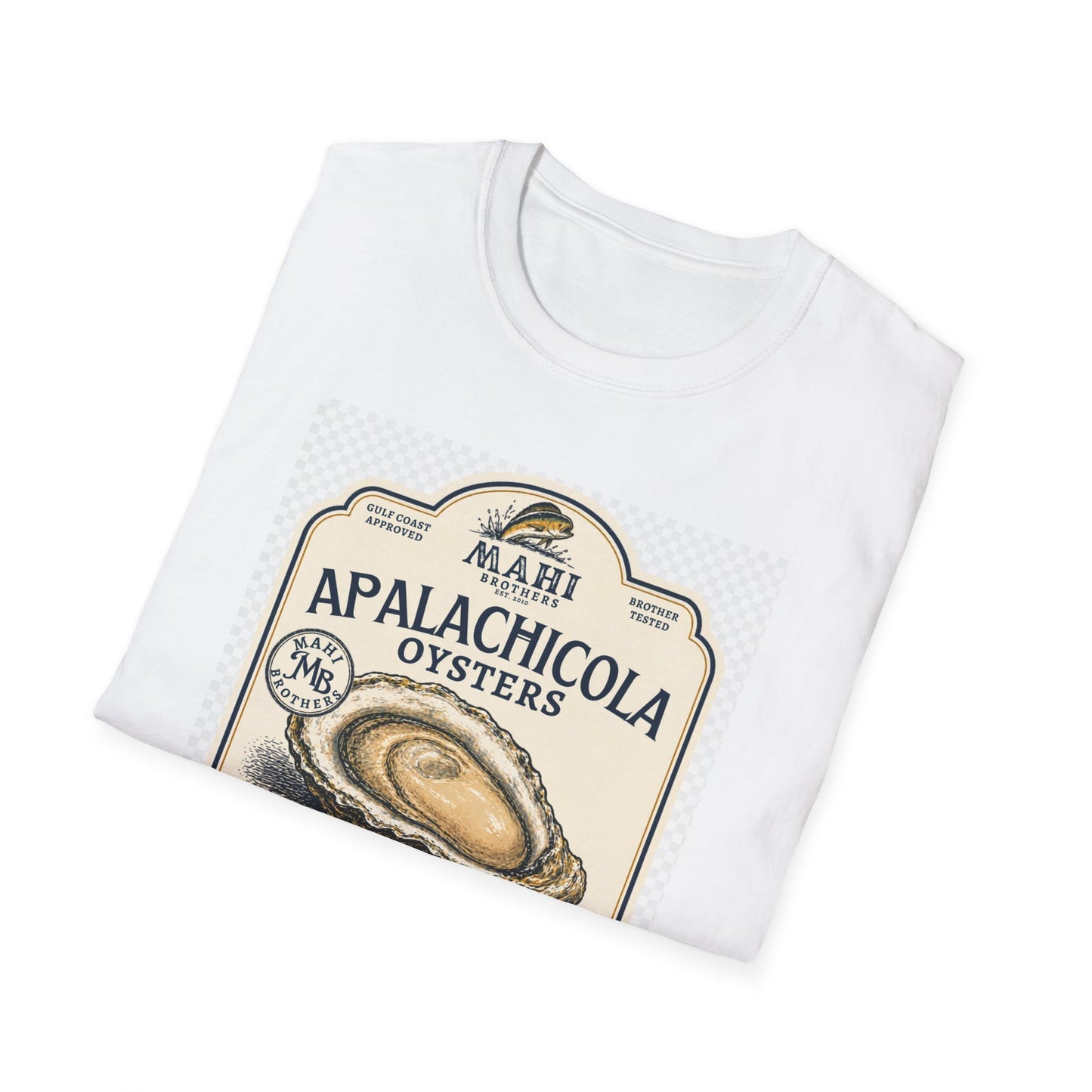 Apalachicola Oysters Vintage Label T-Shirt