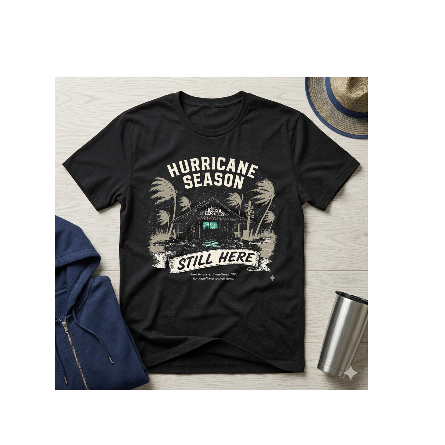 Hurricane Season 'Still Here' Graphic T-Shirt