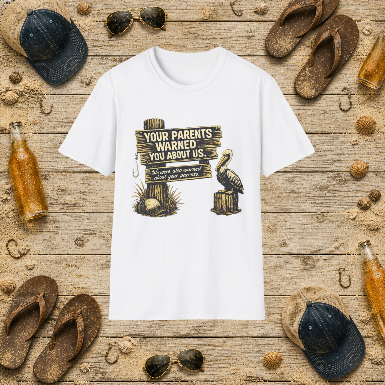 Your Parents Warned You About Us. Pelican Tee.